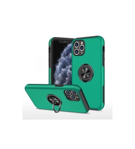 İphone 11 Kılıf Elit Yüzüklü Kapak - Yeşil