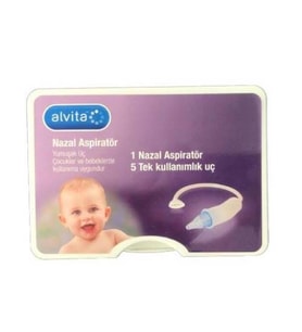 Alvita 1 Nazal Aspiratör 5 Tek Kullanımlık Uç