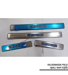 Drs Tuning Polo Uyumlu -2009 Işıklı Kapı Eşiği