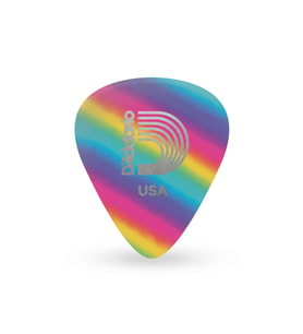 Planet Waves 1CRB6-10 Selüloit Pena Rainbow Heavy (10'lu Paket)  Gökkuşağı Desen - Sert - Net Ton