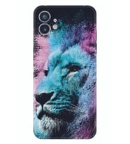 Nothing Phone 2 Kılıf Silikon Desen Özel Seri Pink Blue Leon 1603
