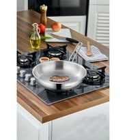 Cooker Lara Saplı Çelik Tava 28 cm