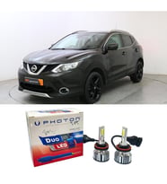 Nissan Qashqai J11 Led Xenon Sis Far Ampulü H8 Duo Yeni Seri Beyaz 2014+