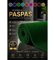 120 x 400 Kıvırcık Paspas Tüm Ölçüler Kaymaz Taban Halı Yolluk Kapı Önü Paspası