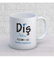 Kişiye Özel Meslek Diş Hekimi Hediyelik Kupa Bardak