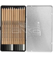 Lyra Rembrandt Polycolor Kuru Boya Kalemi 12li Set Gri Tonlar