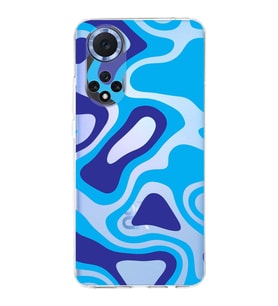 PrintiFy Huawei Nova 9 Uyumlu Kamera Korumalı Renkli Desen Tasarımlı Şeffaf Silikon Kılıf