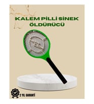 Mey İthalat® Yüksek Gerilimli Elektronik Sinek Öldürücü – Pil ile Çalışan, Güvenlik Izgaralı