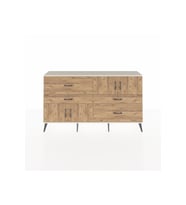 Arges Konsol 2 Raflı 4 Çekmeceli 4 Kapaklı 176x30x99 Aytaşı-Çam