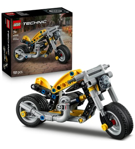 Technic Sarı Motosiklet 42225 - 7 Yaş ve Üzeri Çocuklar Için Pistonlu Motor Içeren Yaratıcı Oyuncak