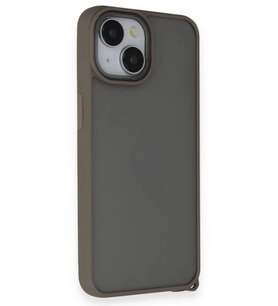 Newface Apple iPhone 14 Kılıf Elegant Kapak - Titan Gri