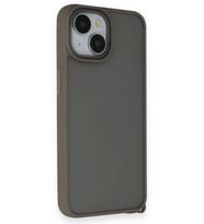Newface Apple iPhone 14 Kılıf Elegant Kapak - Titan Gri
