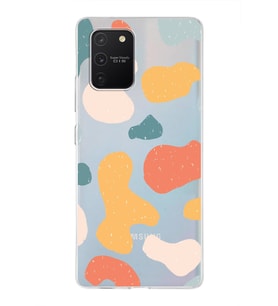 Samsung Galaxy S10 Lite Uyumlu Kapak Grunge Tasarımlı Şeffaf Silikon Kılıf