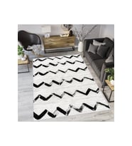 Rovigo Home Dijital Baskı Yıkanabilir Kaymaz Taban Salon Halısı RVG1091 160x120 cm (Gri)