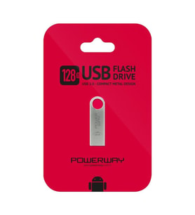 POWERWAY PW-128 128 GB USB 2.0 FLASH BELLEK