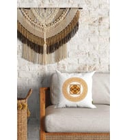 Etnik Motif Desenli Çift Yön Dijital Baskılı Dekoratif Kırlent Kılıfı Yastık Kılıfı 39x39cm