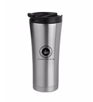 Baskılı Logolu Çift Katmanlı Kaliteli Çelik 500 Ml  Termos Bardak Mug Araç Kahve Çay Termosu