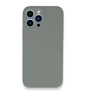 Apple iPhone 13 Pro Max Kılıf Lansman Legant Silikon - Gri