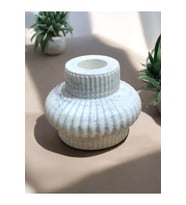 Mermer Desen Beton Mumluk (mumlar Dahil Değil)