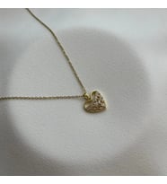 Çelik Kalp Kolye