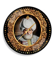 Kanuni Sultan Süleyman Cam Saat - 40 cm
