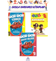 1. Sınıf 2.Dönem Türkçe-Matematik-Hayat Bilgisi Seti (3 Kitap)