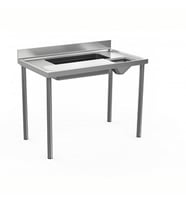 Electrolux Professional Sebze Hazırlık/yıkama Tezgahı, Polietilen Kesme Tahtası, 1 Hazne, Sıyırma Hunisi, Sırtlı - 1200 Mm TLV1210PN