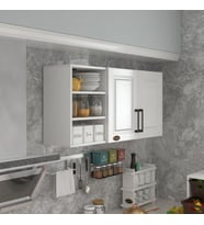Kenzlife hazır mutfak dolabı kestane90 byz mod1 90*120*32 mebran kapak suntalam gövde (Karışık)