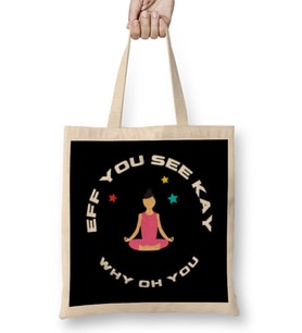 Eff You See Kay Why Oh You Bez Çanta Uzun Saplı