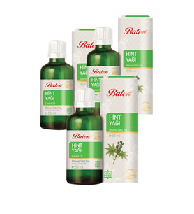 3 Kutu Hint Yağı Doğal Bitkisel Sabit Yağ Soğuk Pres 50 Ml. Saç Ve Cilt Bakım Yağı Hint Yağı