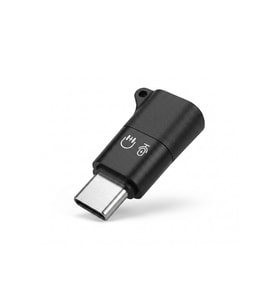 Type-C Kulaklık Mikrofon Ses Adaptörü Siyah HDX1085