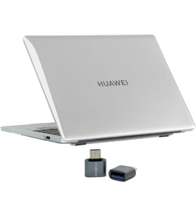 Huawei MateBook D16 2022-2023 Kılıf Uyumlu Kristal Parlak Şeffaf Sert Hard Case İnce Hafif Çizilme Koruma 16 inç Şeffaf