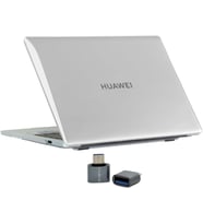 Huawei MateBook D16 2022-2023 Kılıf Uyumlu Kristal Parlak Şeffaf Sert Hard Case İnce Hafif Çizilme Koruma 16 inç Şeffaf