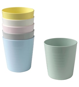 IKEA KALAS pastel tonlar 23 cl çocuk bardak seti 6 adet