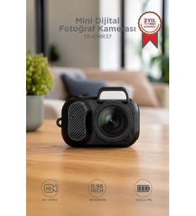 Torima Dijital Fotoğraf Makineleri Video Mini Kamera 480P CMR37 Siyah