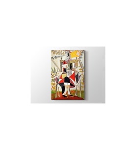 Pablo Picasso - Femme Au Jardin Premium Kanvas Tablo
