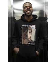 Attack On Titan Eren Yeager Baskılı Unisex Oversize Anime Karakter Hoodie