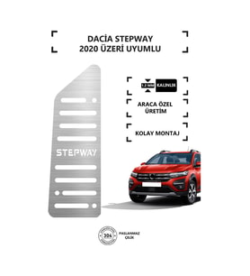 Dacia Stepway 2020 Üzeri Ayak Dinlendirme Pedalı Krom Ayak Dayama Pedalı