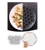CEYLAN ADAM Mantı Kalıbı Tek Seferde 61 Mantı Lallula Design