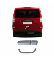 Mercedes Vito Krom Bagaj Açma 2004-2014 3 Parça Paslanmaz Çelik
