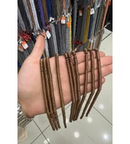 Hematit Taşı Rondela Kesim Parlak Kahverengi 6x2mm Doğal Taş Dizi