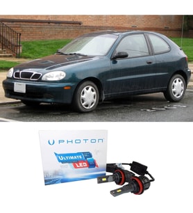 Daewo Lanos Led Xenon Uzun + Kısa Far Ampulü H4 Ultimate Yeni Seri Beyaz
