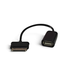 Samsung Galaxy Tab 30 Pin OTG Kablosu - P7500 P5100 P3100 N8000 Uyumlu USB Dönüştürücü Adaptör