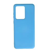 Samsung Galaxy S20 Ultra Kılıf Nano İçi Kadife Silikon - Mavi
