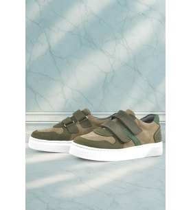 Rakerplus Hakiki Deri Haki Cırtlı Erkek Çocuk Sneaker