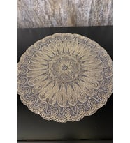 Altın Kordone Nakışlı Modern Supla (Çok Renkli)