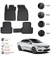 Renault Megane 4 2018 3D Havuzlu Paspas OTL