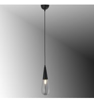 TT023-1-YTK-FULL-SY TT Ayd Damla Modeli Mat Siyah Yatak Başlık - Banyo Avizesi