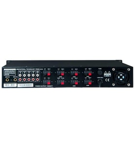 Westa WM-250UT 250W /4-16 Ohm USB/BT/EKO/UK 6 Bölgeli 4 Mik.Giriş Trafolu Mixer Anfi