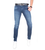 LİKRALI ERKEK SKINNY FIT KOT PANTOLON (Mavi)